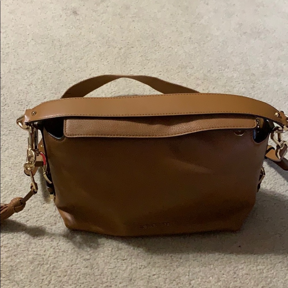 Michael Kors Brooke Pebble Leather Satchel